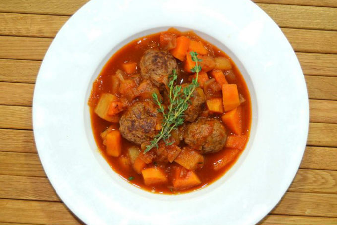 Meatball and Vegetable Stew