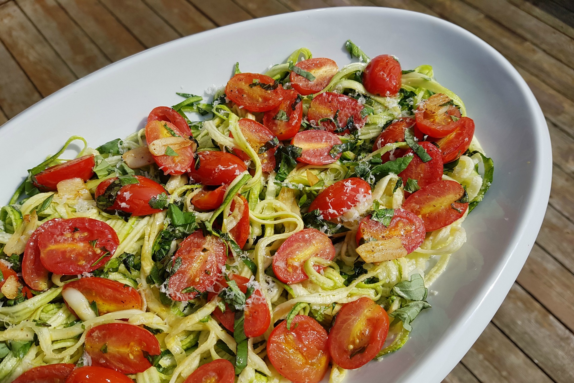 Tomato Basil Zucchini Pasta - University of Ottawa Heart Institute Patient Alumni Association : Univ